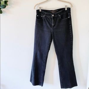 Lauren Ralph black flare mid rise jeans!